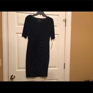 Connected Apparel Navy Dress
